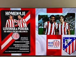 «La Unión de Peñas del Atlético de Madrid homenajea a Luiz Pereira y Leivinha» 
(Atléti Medida)